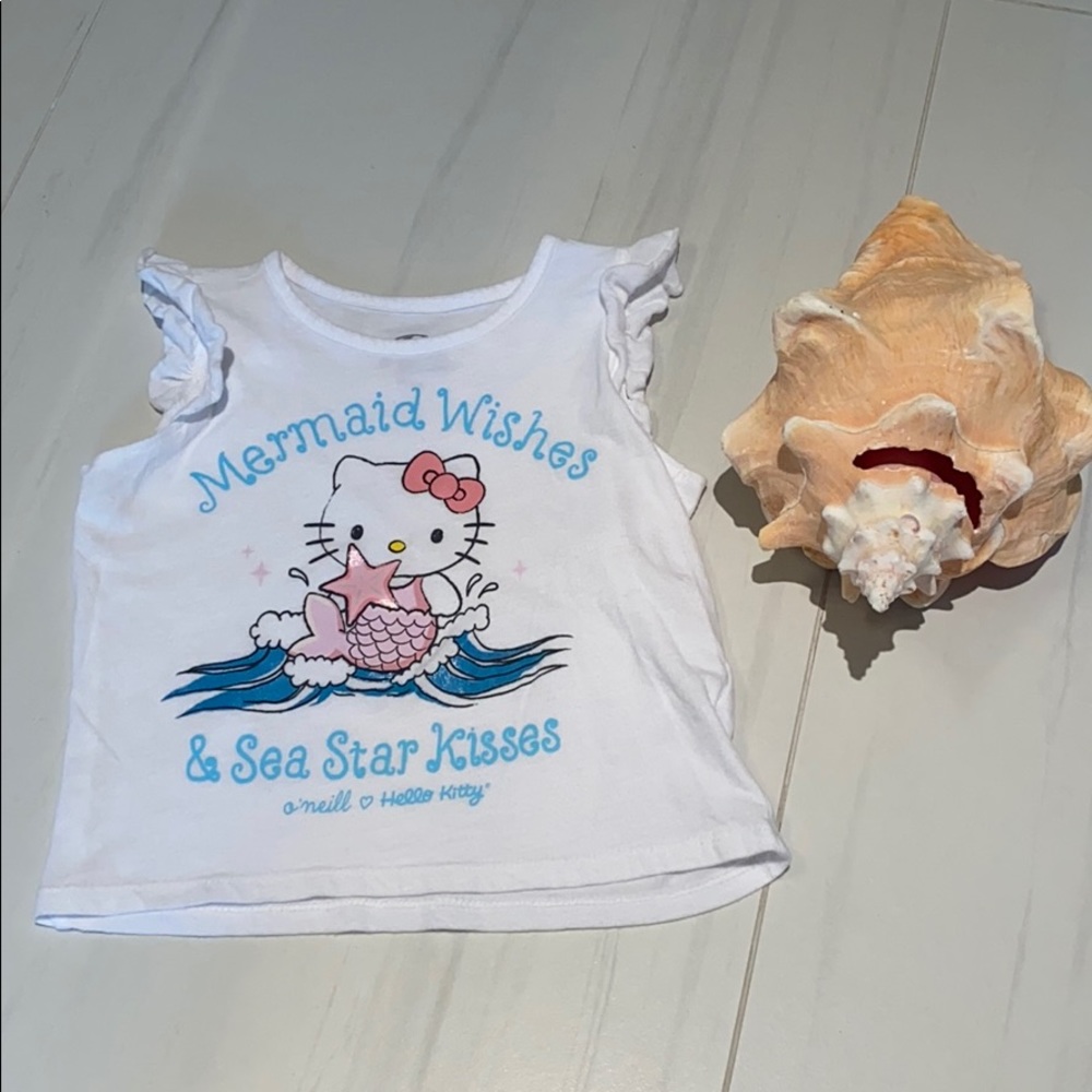 ADORABLE LIKE NEW O’NEILL HELLO KITTY MERMAID TEE